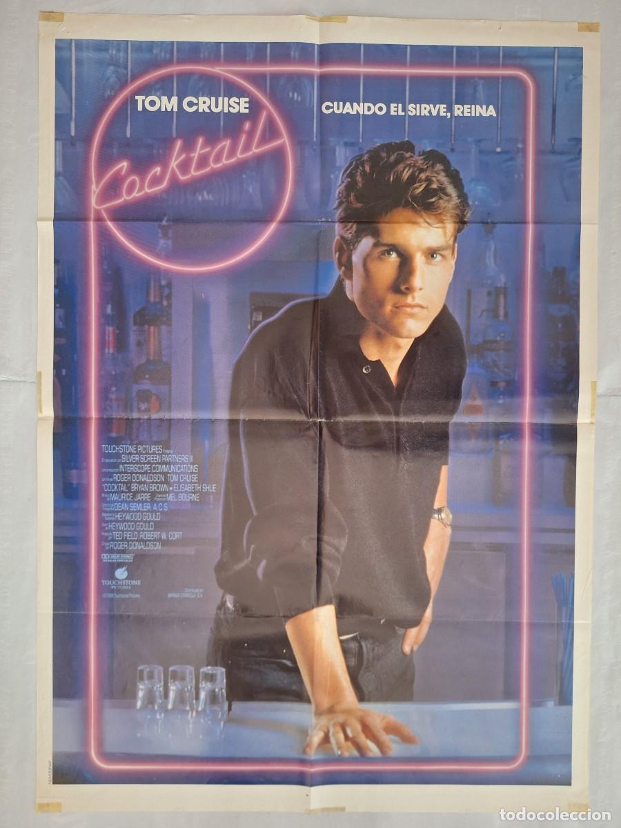 Cine: ANTIGUO CARTEL CINE COCKTAIL TOM CRUISE RV CC-1944