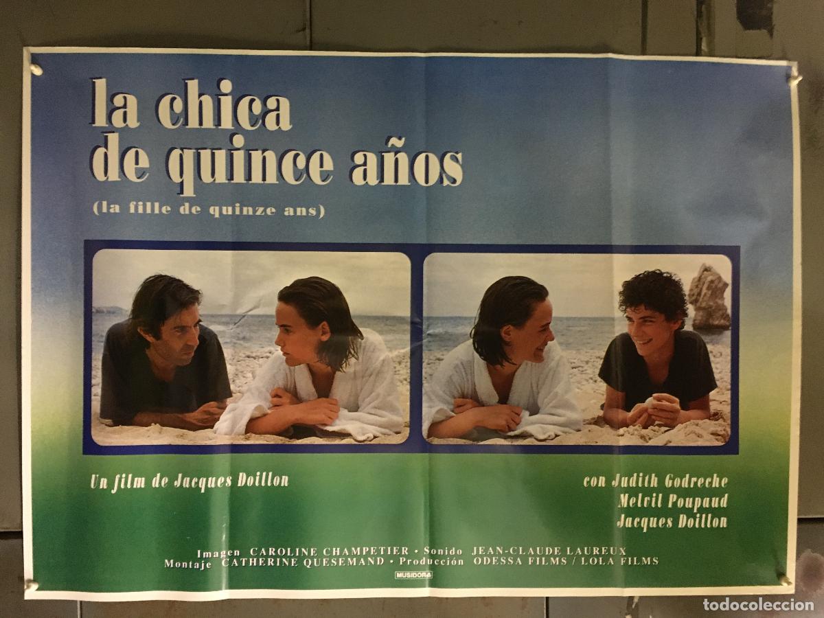 Cine: AFI36 LA CHICA DE QUINCE A&Ntilde;OS JACQUES DOILLON POSTER ORIGINAL 70X100 ESTRENO h5