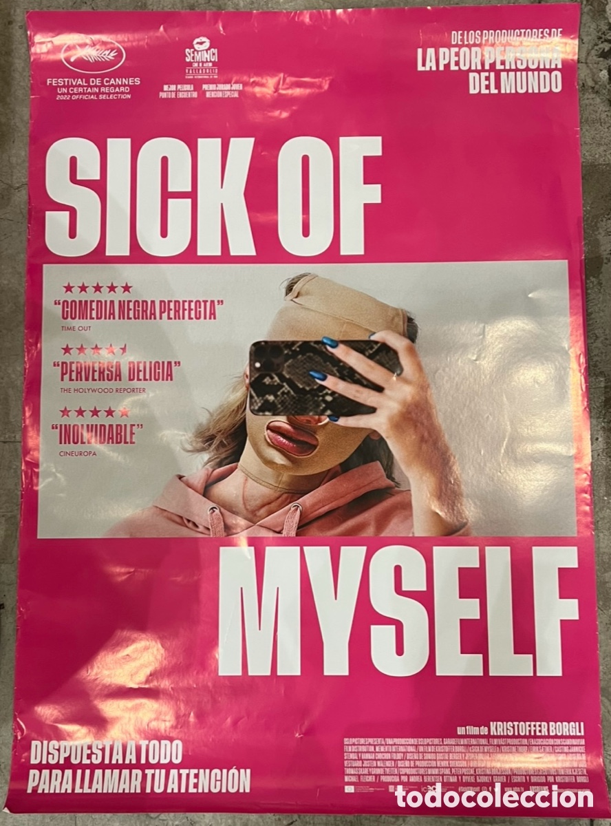 Cine: Cartel de Pel&iacute;cula. SICK OF MYSELF. Kristoffer Borgli. 2022.