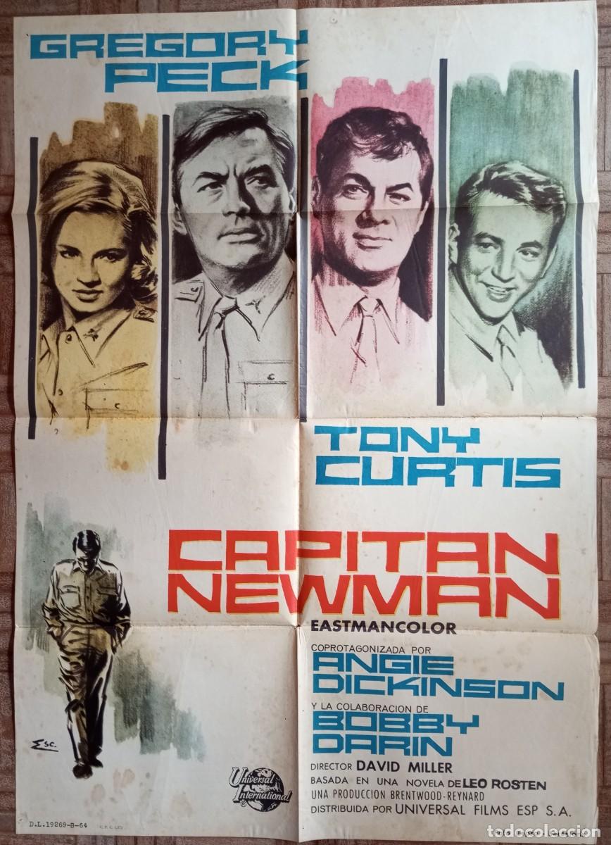 Cine: CAPIT&Aacute;N NEWMAN. GREGORY PECK, TONY CURTIS, ANGIE DICKINSON, BOBBY DARRIN