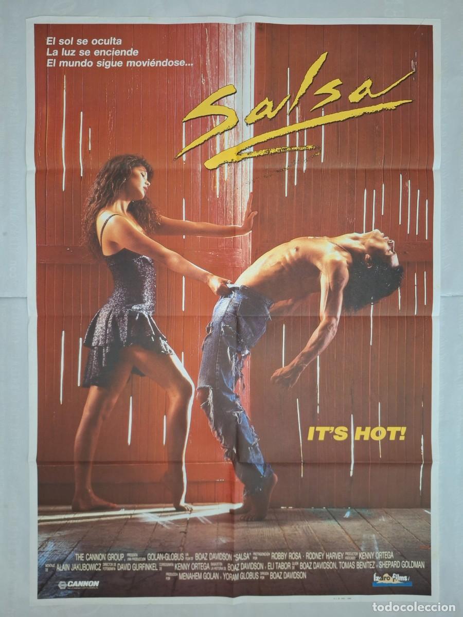 Cine: ANTIGUO CARTEL CINE SALSA A&Ntilde;O 1988 RV CC-1965