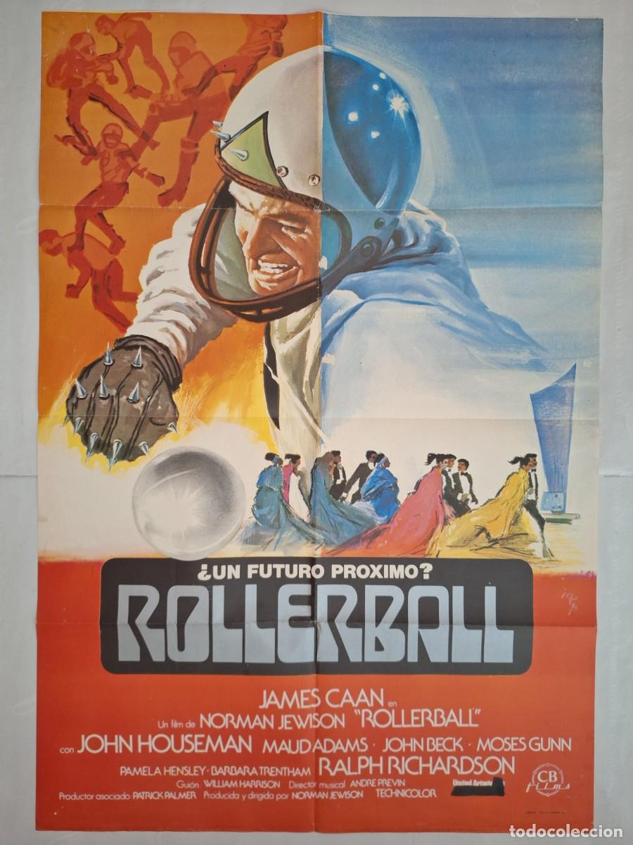 Cine: ANTIGUO CARTEL CINE ROLLERBALL JAMES CAAN A&Ntilde;O 1975 RV CC-1967