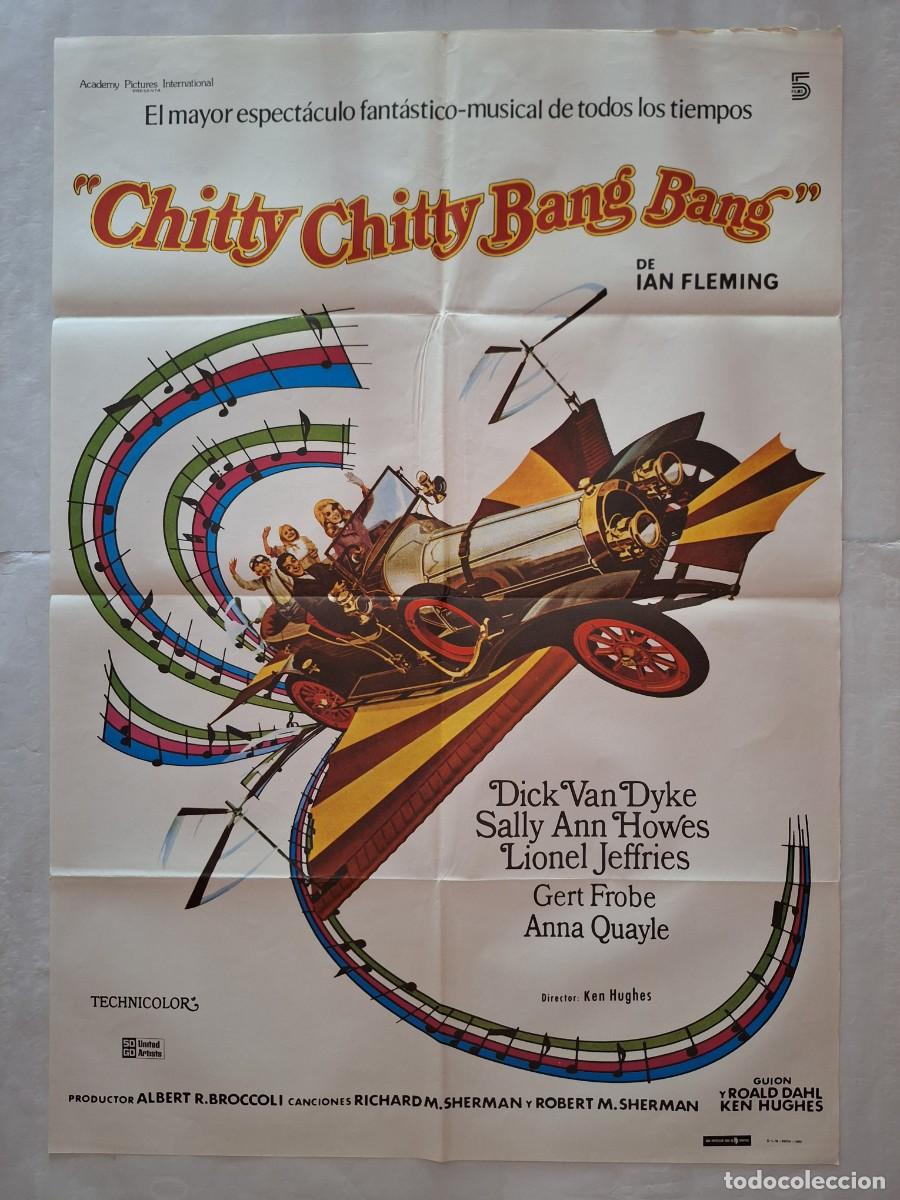 Cine: ANTIGUO CARTEL CINE CHITTY CHITTY BANG BANG DICK VAN DYKE IAN FLEMING A&Ntilde;O 1980 RV CC-1970