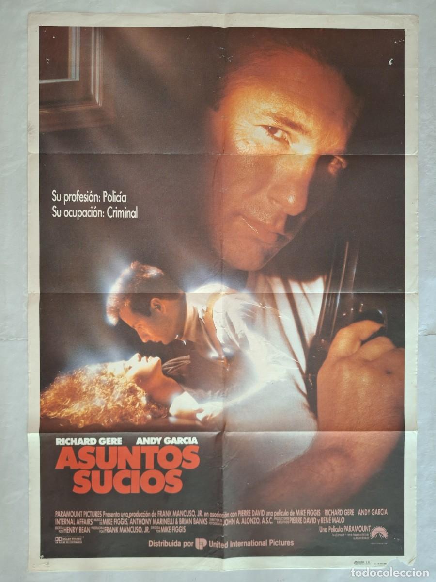 Cine: ANTIGUO CARTEL CINE ASUNTOS SUCIOS RV P-1978
