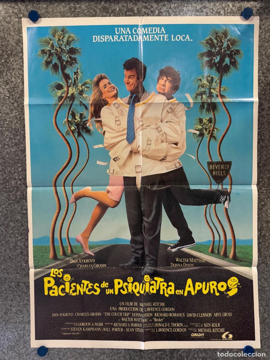 Cine: Los pacientes de un psiquiatra en apuros, Charles Grodin, Walter Matthau, POSTER ORIGINAL