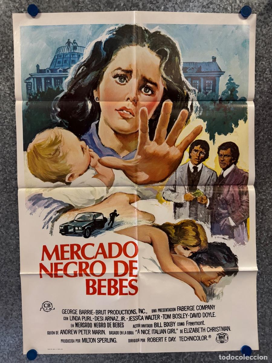 Cine: Mercado negro de bebes, Linda Purl, Jessica Walter, A&ntilde;o 1978, POSTER ORIGINAL