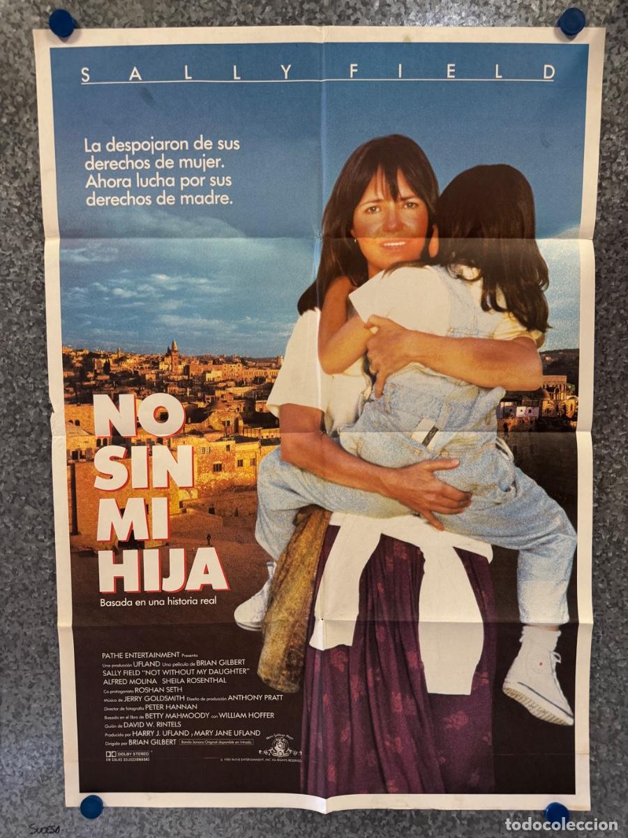 Cine: No sin mi hija, Sally Field, Alfred Molina, A&ntilde;o 1990, POSTER ORIGINAL
