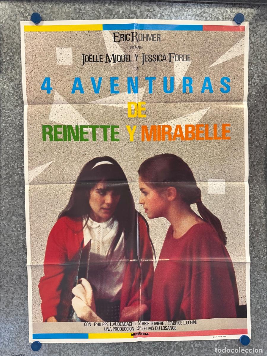 Cine: 4 aventuras de Reinette y Mirabelle, Joelle Miquel, Jessica Forde, A&ntilde;o 1988, POSTER ORIGINAL