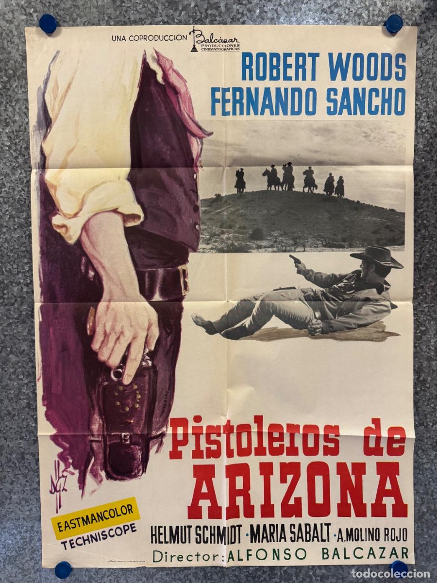 Cine: Pistoleros de arizona, Robert Woods, Fernando Sancho, A&ntilde;o 1974, POSTER ORIGINAL