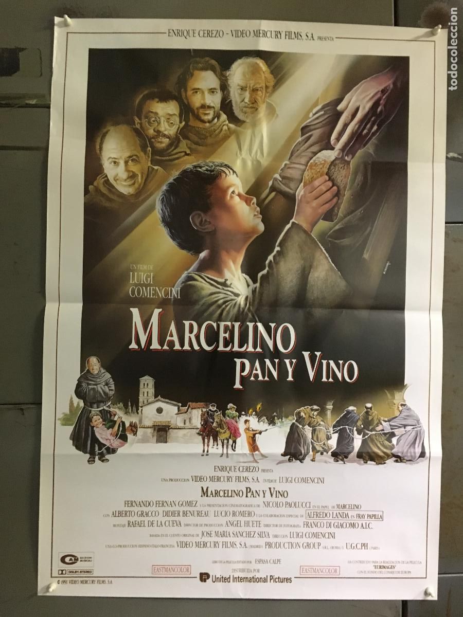 Cin&eacute;ma: AFI45 MARCELINO PAN Y VINO LUIGI COMENCINI LANDA FERNAN GOMEZ CASARO POSTER ORIG 70X100 ESTRENO h11