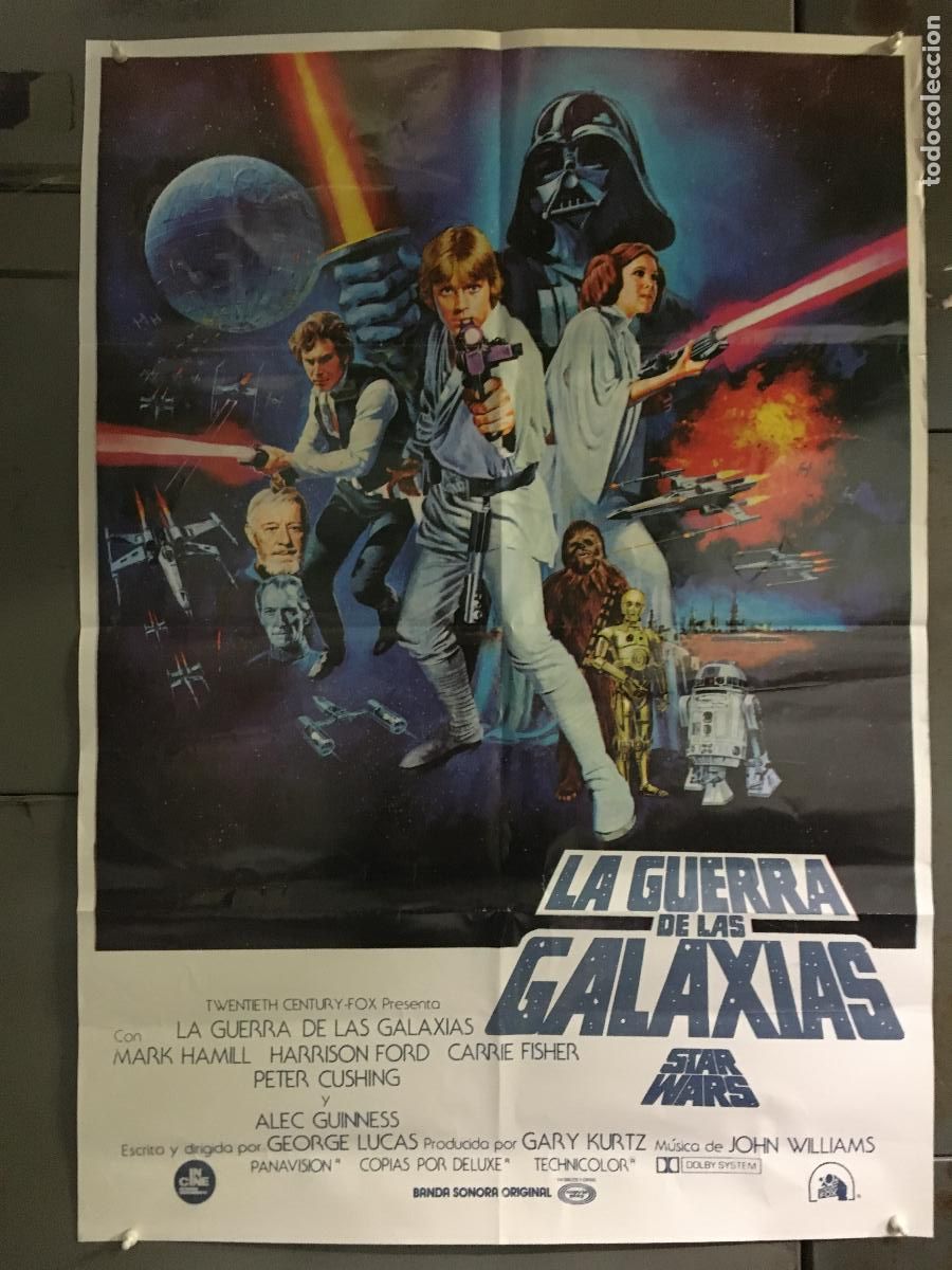 Cine: AFI67 LA GUERRA DE LAS GALAXIAS STAR WARS POSTER 70X100 ESPA&Ntilde;OL h0