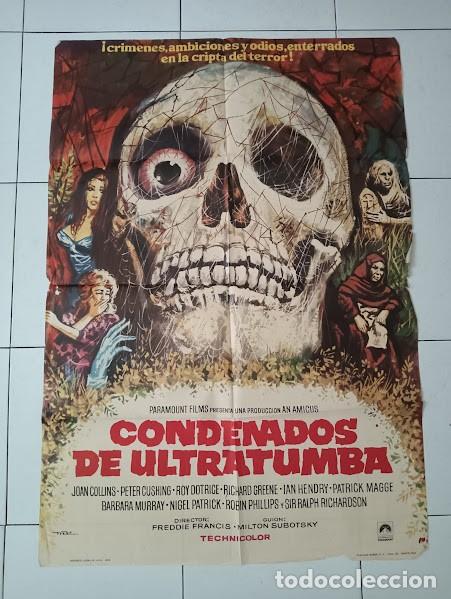 Cine: VKD 2296 CONDENADOS DE ULTRATUMBA FREDDIE FRANCIS PETER CUSHING AMICUS MAC POSTER ORIG 70X100 ESTREN