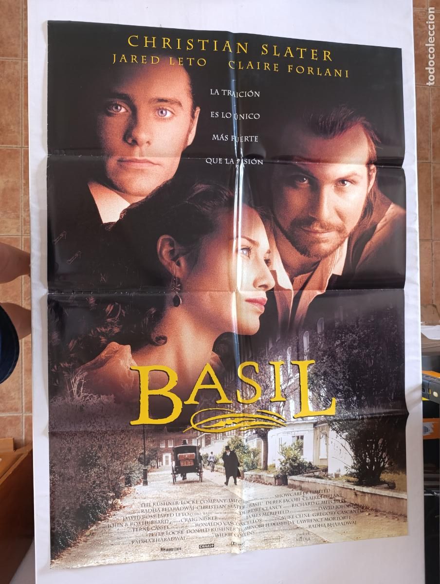 Cine: POSTER ORIGINAL BASIL - 99 X 68 CM - CHRISTIAN SLATER (387)