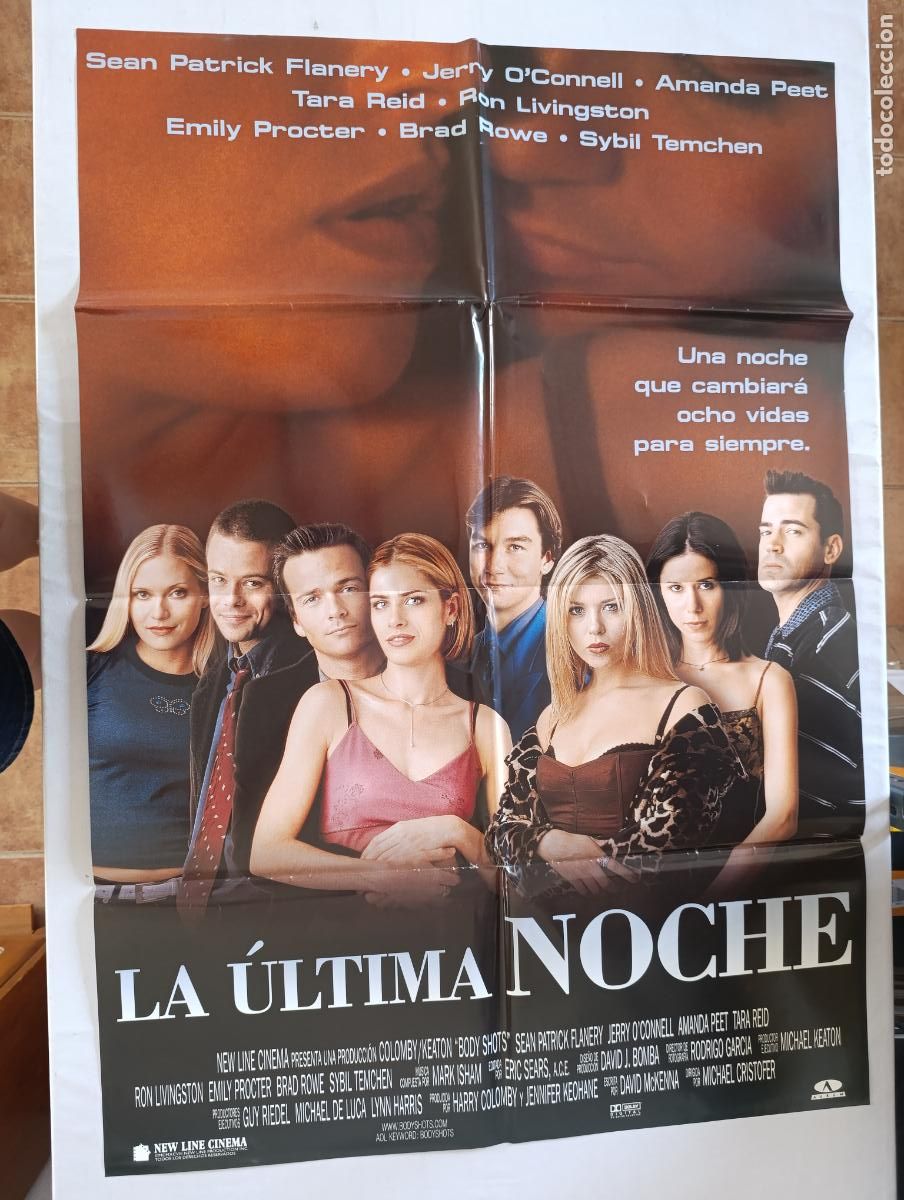 Cine: POSTER ORIGINAL LA ULTIMA NOCHE - 97 X 68 CM (387)