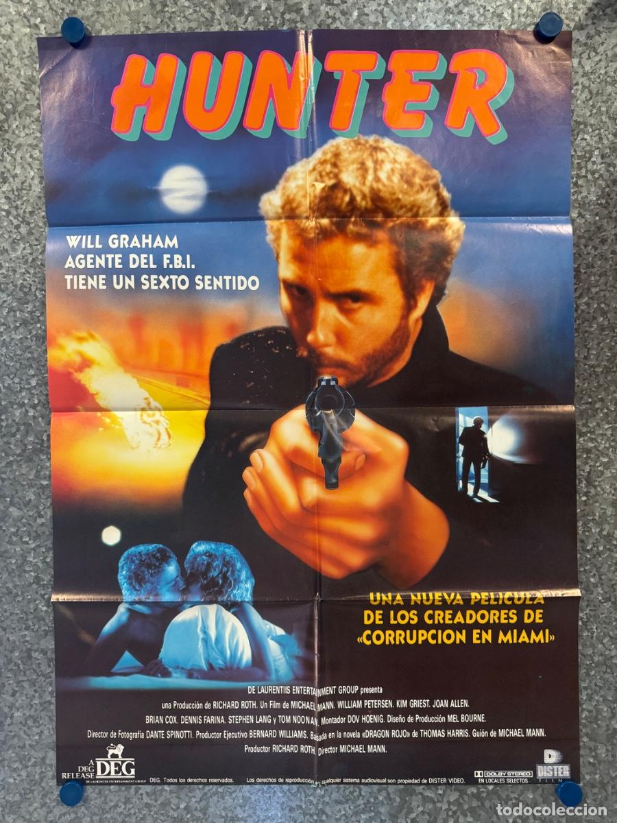 Cine: HUNTER, William Petersen, Kim Griest, POSTER ORIGINAL