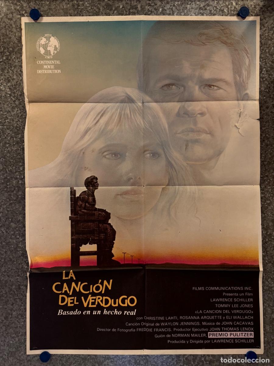 Cine: La cancion del verdugo, Christine Lahti, Lawrence Schiller, POSTER ORIGINAL