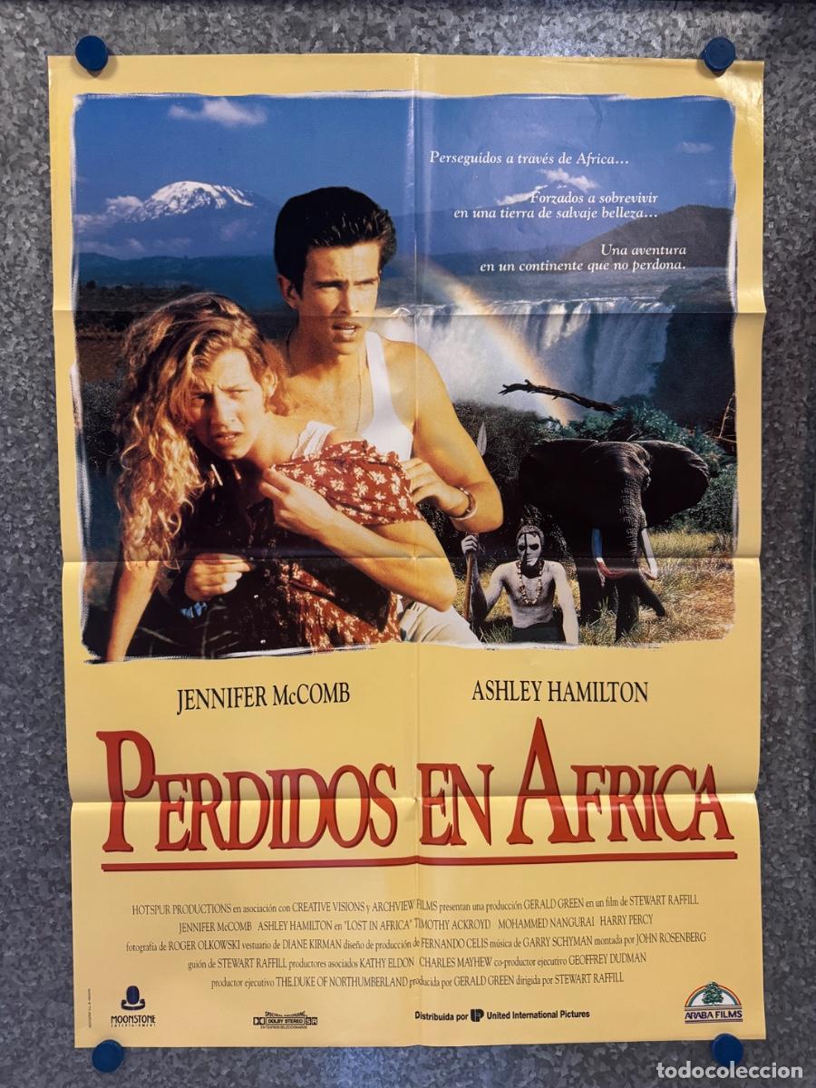 Cine: Perdidos en Africa, Jennifer McComb, Ashley Hamilton, A&ntilde;o 1993, POSTER ORIGINAL