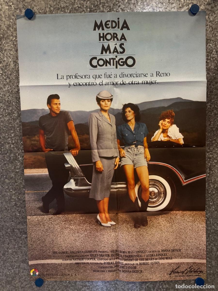 Cine: Media hora mas contigo, Helen Shaver, Patricia Charbonneau, POSTER ORIGINAL