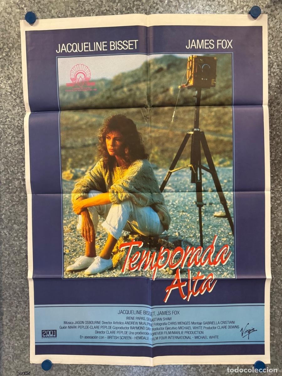 Cine: Temporada alta, Jacqueline Bisset, James Fox, POSTER ORIGINAL