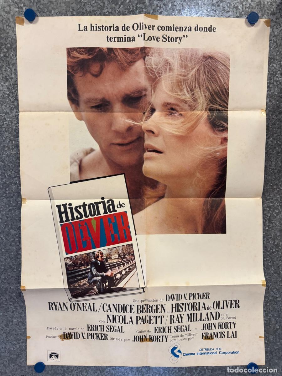 Cine: Historia de Oliver, Ryan O&rsquo;Neal, Candice Bergen, POSTER ORIGINAL