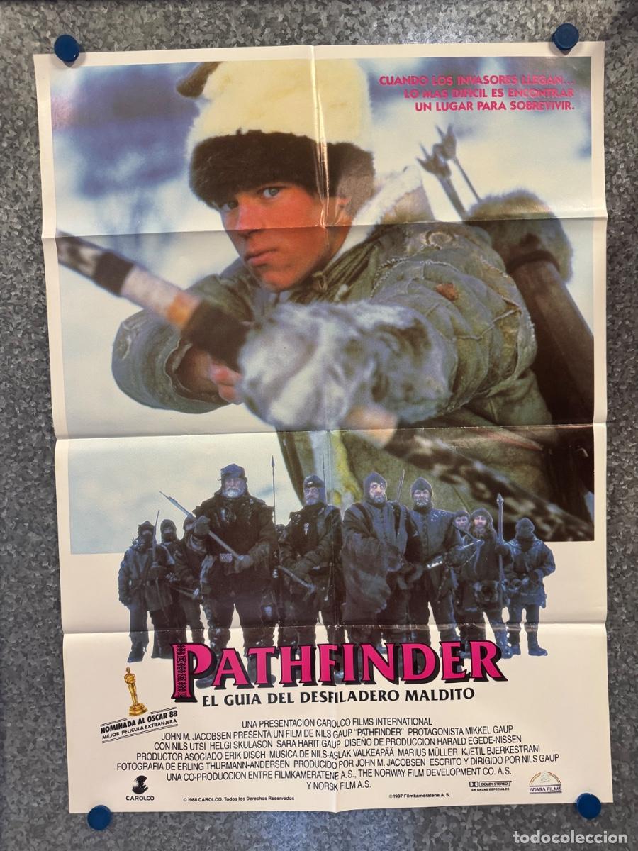 Cine: PATHFINDER, Mikkel Gaup, Nils Utsi, A&ntilde;o 1987, POSTER ORIGINAL