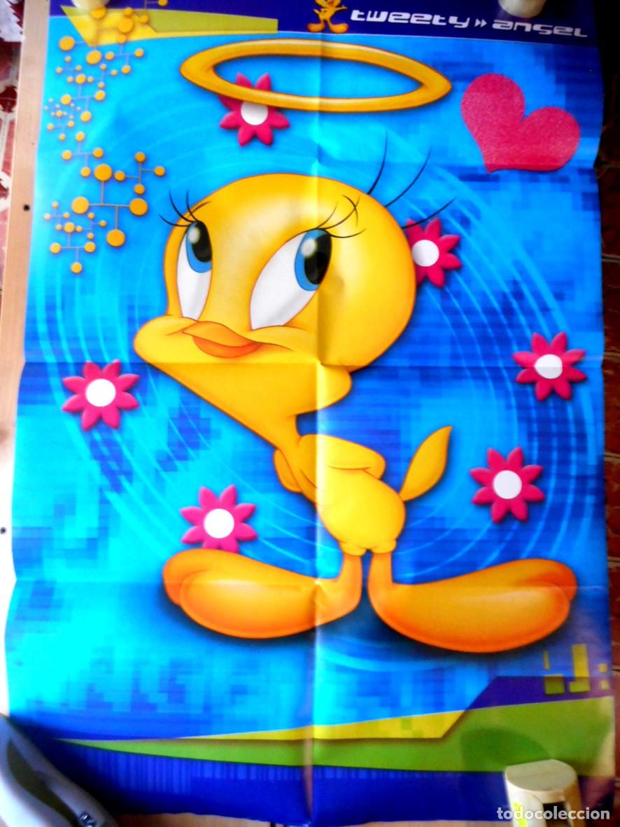 Cine: POSTER LOONEY TUNES TWEETY ANGEL -PIOL&Iacute;N &Aacute;NGEL- (WARNER-2003) 98,5 X 60 CM