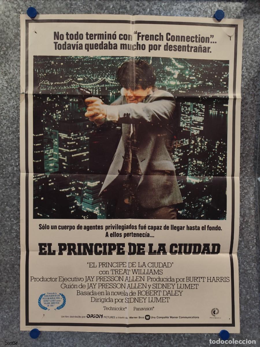 Cine: EL PRINCIPE DE LA CIUDAD. TREAT WILLIAMS. A&Ntilde;O 1981. POSTER ORIGINAL
