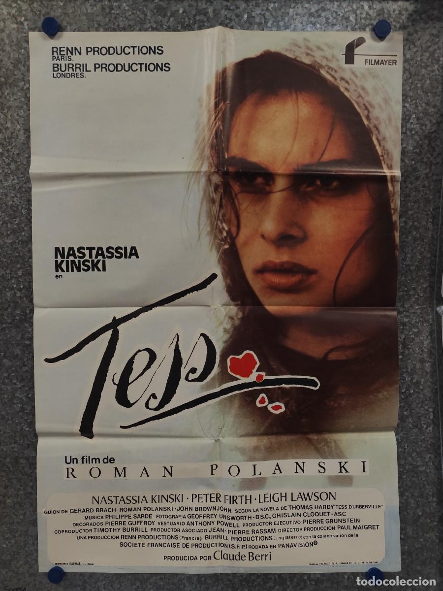 Cine: TESS. Nastassja Kinski, Peter Firth, Leigh Lawson, Roman Polanski. A&Ntilde;O 1980. POSTER ORIGINAL