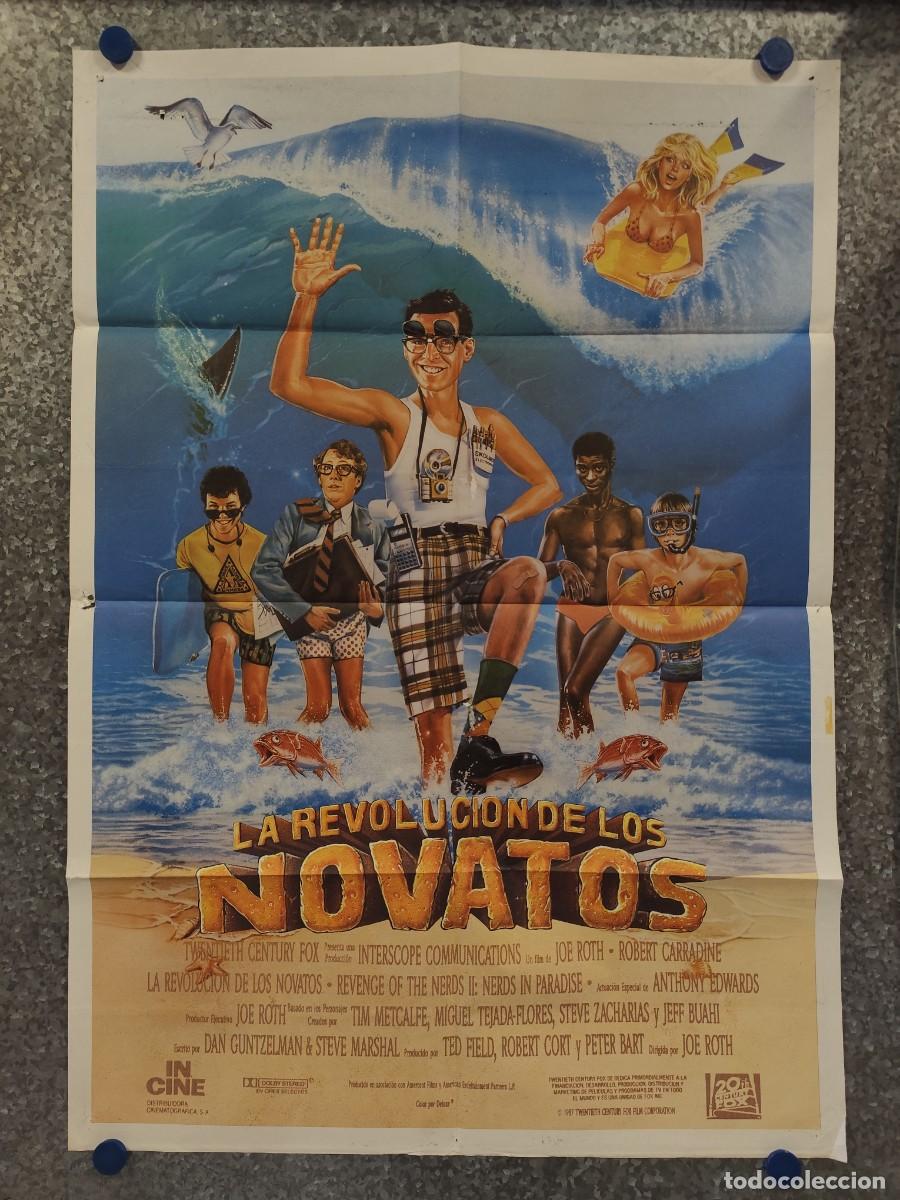 Cine: La revoluci&oacute;n de los novatos. Robert Carradine, Curtis Armstrong, Larry B.A&Ntilde;O 1987. POSTER ORIGINAL