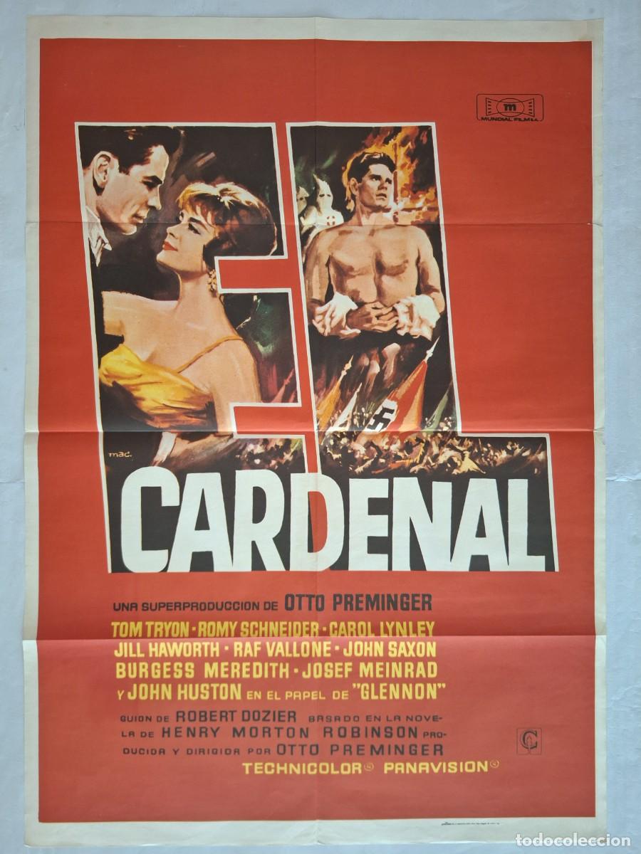 Cine: ANTIGUO CARTEL CINE EL CARDENAL ROMY SCHNEIDER BANDERA ESVASTICA A&Ntilde;O 1975 RV CC-1992