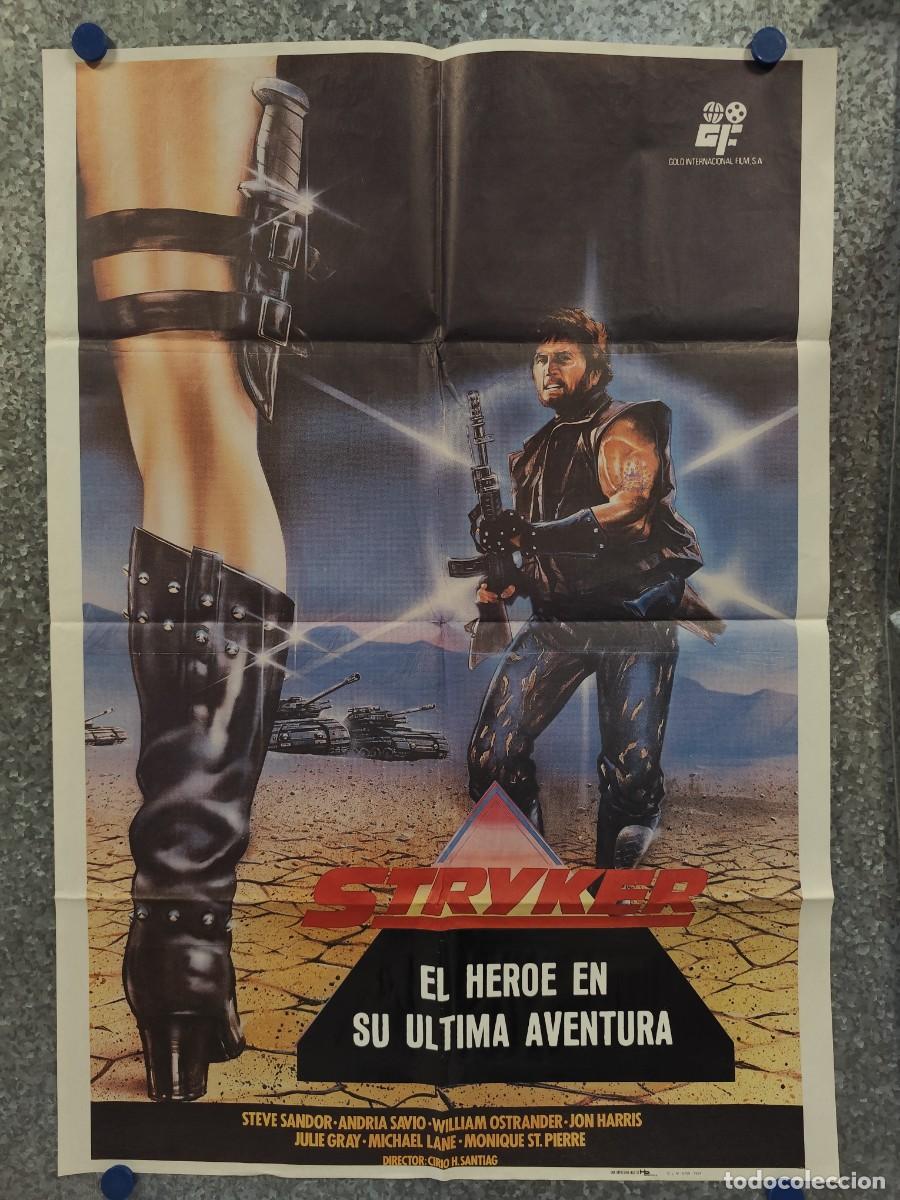 Cine: Stryker. Steve Sandor, Andrea Savio, Mike Lane, William Ostrander. A&Ntilde;O 1984. POSTER ORIGINAL