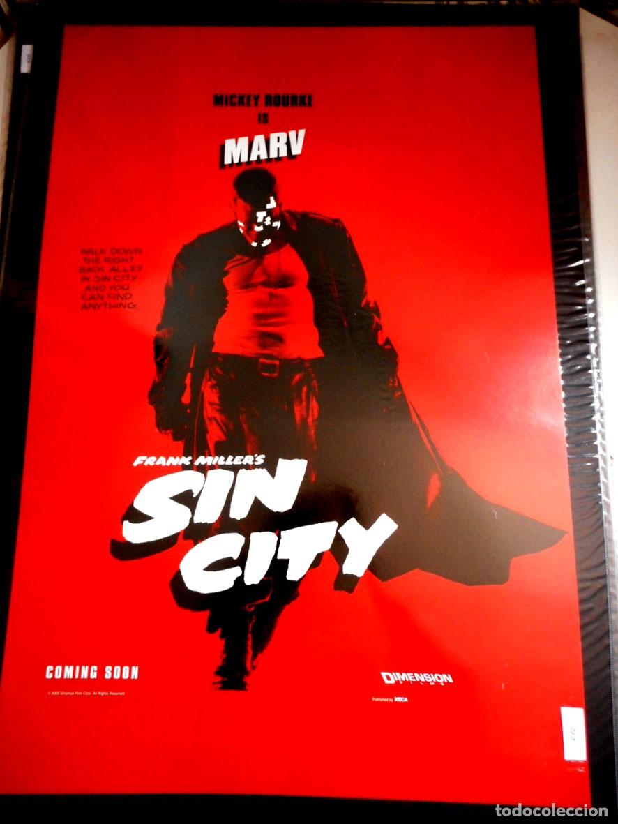 Cine: POSTER SIN CITY MARV (NECA 2005) 91 X 60,5 CM