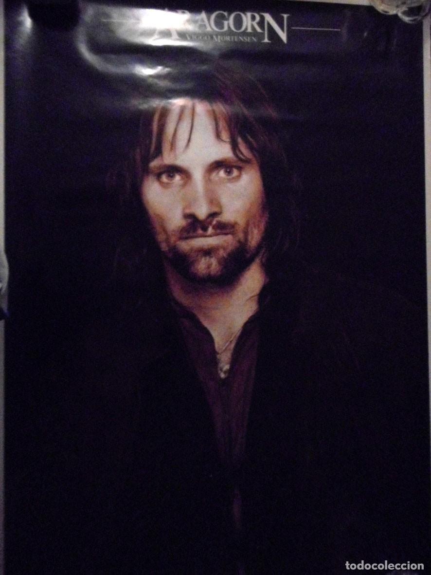 Cine: POSTER ARAGORN - VIGGO MORTENSEN (2003) 90 X 63,5 CM