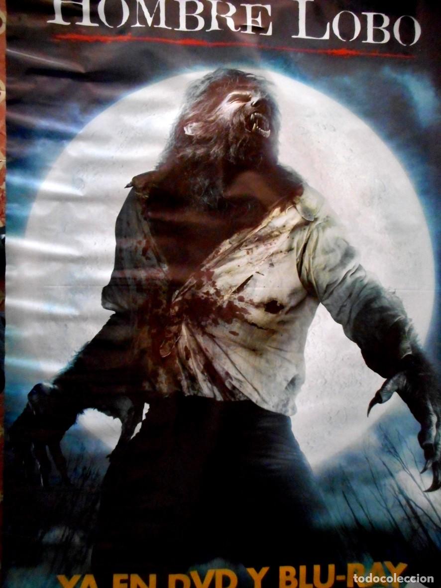 Cine: POSTER PROMOCIONAL EL HOMBRE LOBO (UNIVERSAL-2010) 96 X 26,6 CM