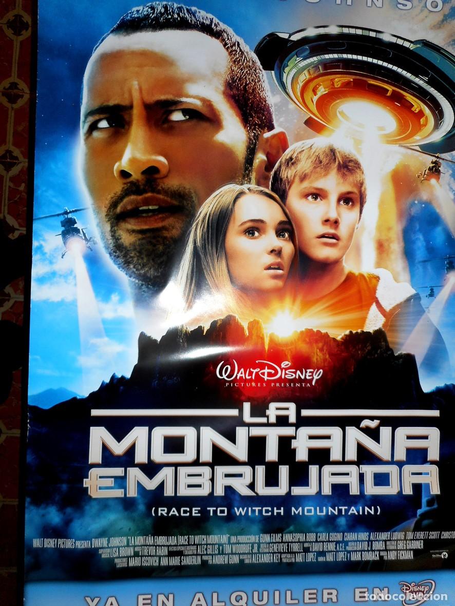 Cine: POSTER LA MONTA&Ntilde;A EMBRUJADA (DISNEY - 2009) 98 X 69,5 CM