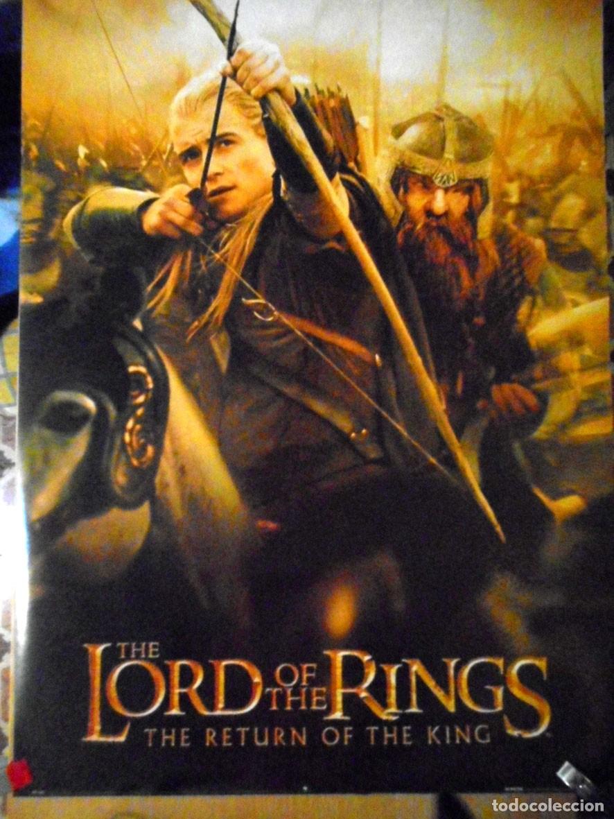 Cine: POSTER LORD OF THE RINGS - LEGOLAS Y KIMBLI (2003) 89,5 X 64 CM