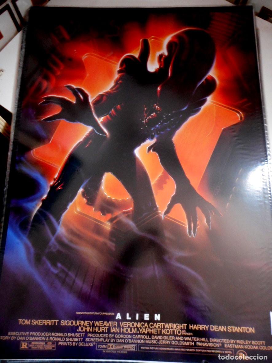 Cine: P&Oacute;STER RARO ALIEN EL OCTAVO PASAJERO (FOX-1979) 75 X 35 CM