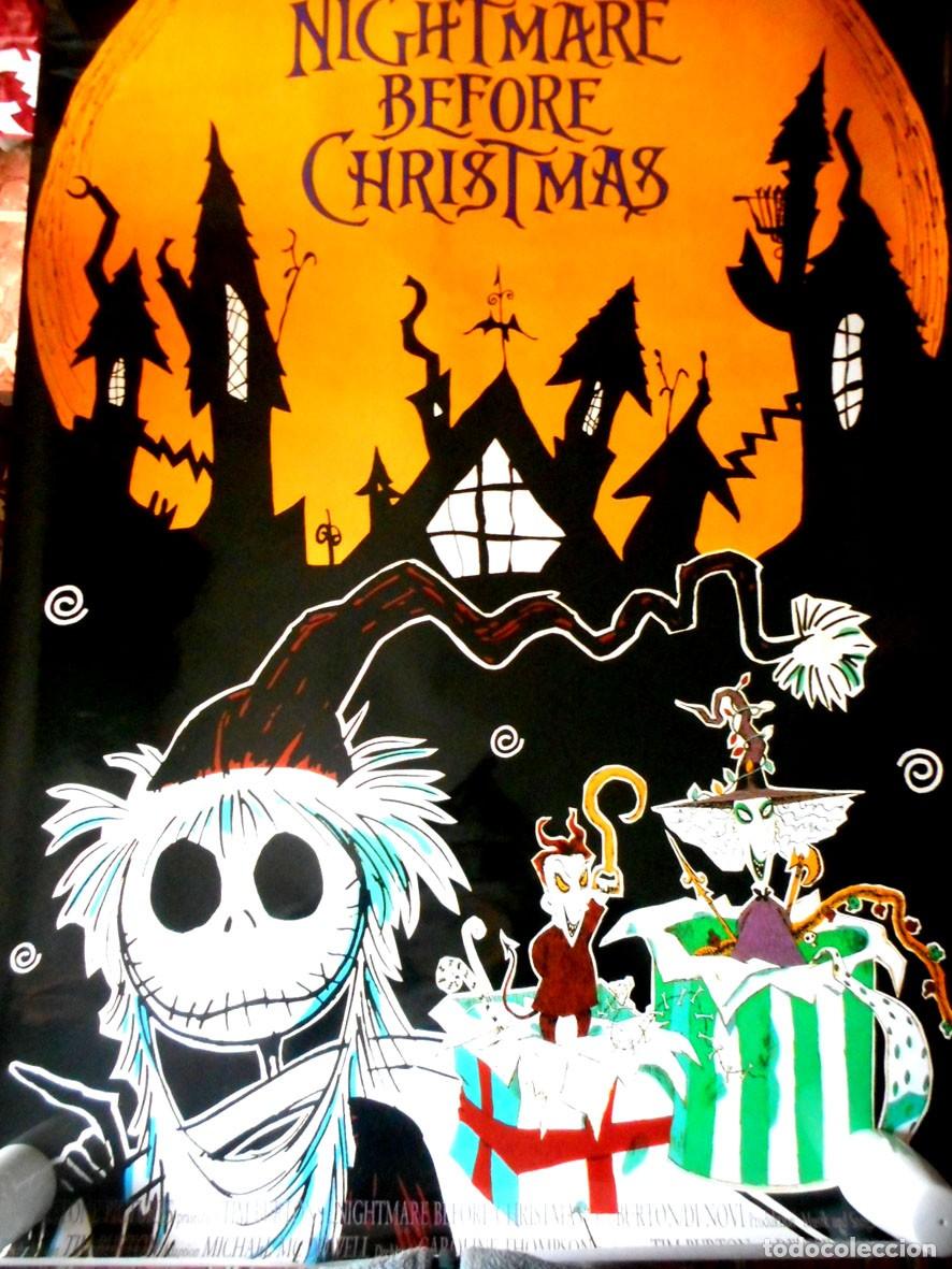 Cine: P&Oacute;STER NIGHTMARE BEFORE CHRISTMAS ALEM&Aacute;N (1993) 99 X 68 CM