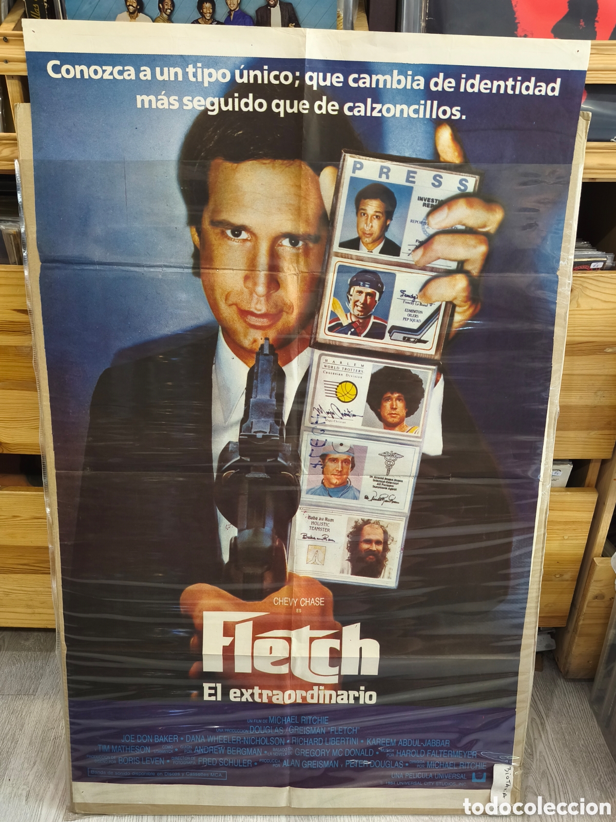 Cine: Cartel cine pel&iacute;cula Fletch 1984