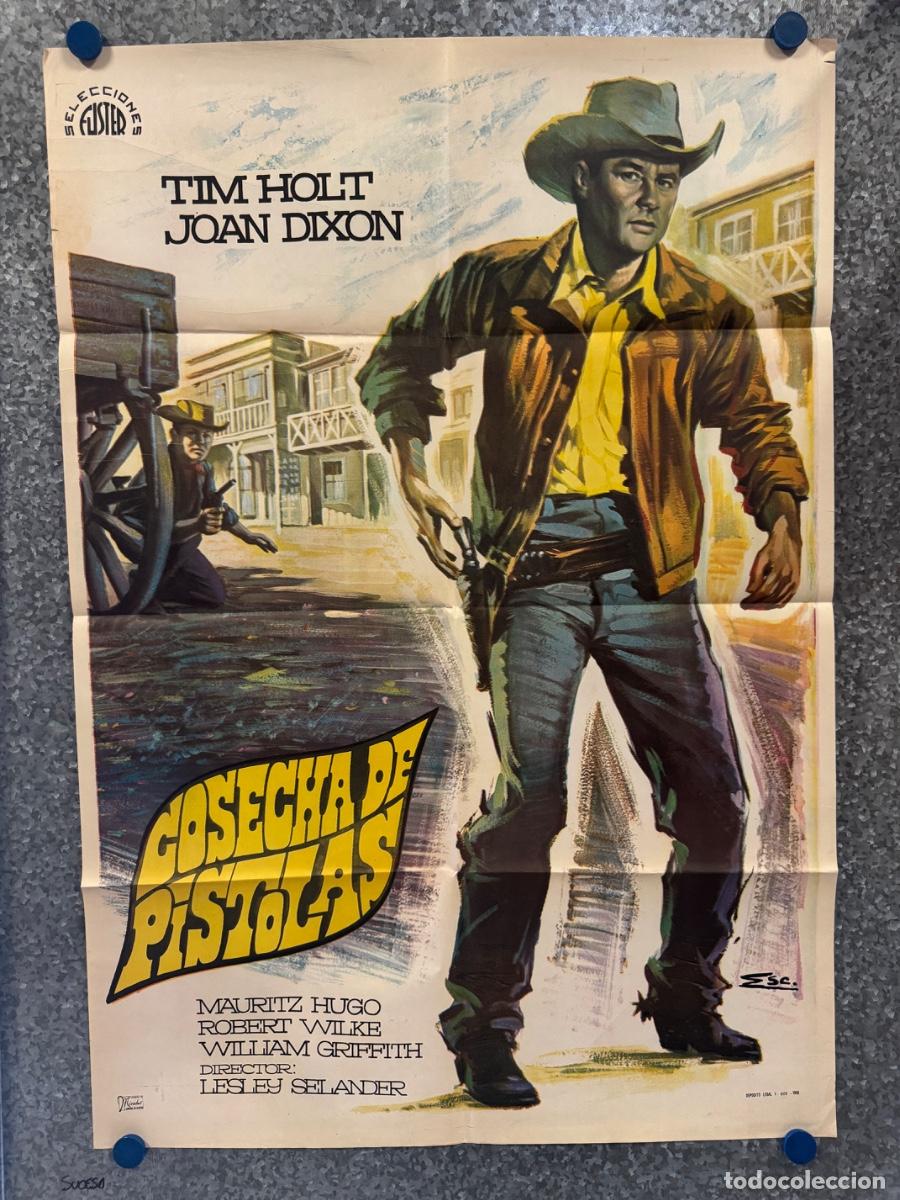 Cine: Cosecha de pistolas, Tim Holt, Joan Dixon, A&ntilde;o 1968, POSTER ORIGINAL