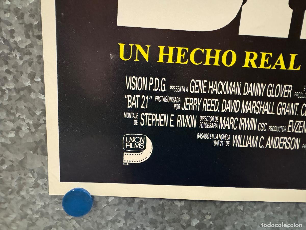 Cine: Bat 21, Gene Hackman, Danny Glover, POSTER ORIGINAL - Foto 5