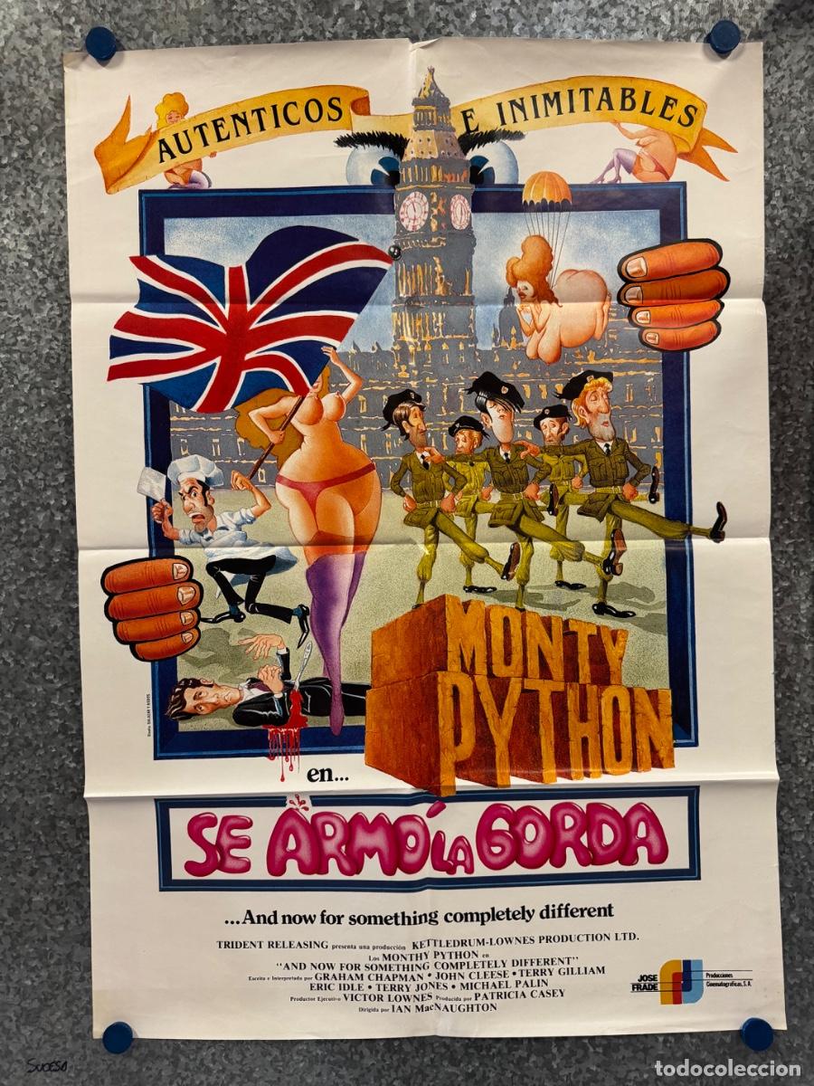 Cine: Se armo la gorda, Graham Chapman, John Cleese, POSTER ORIGINAL