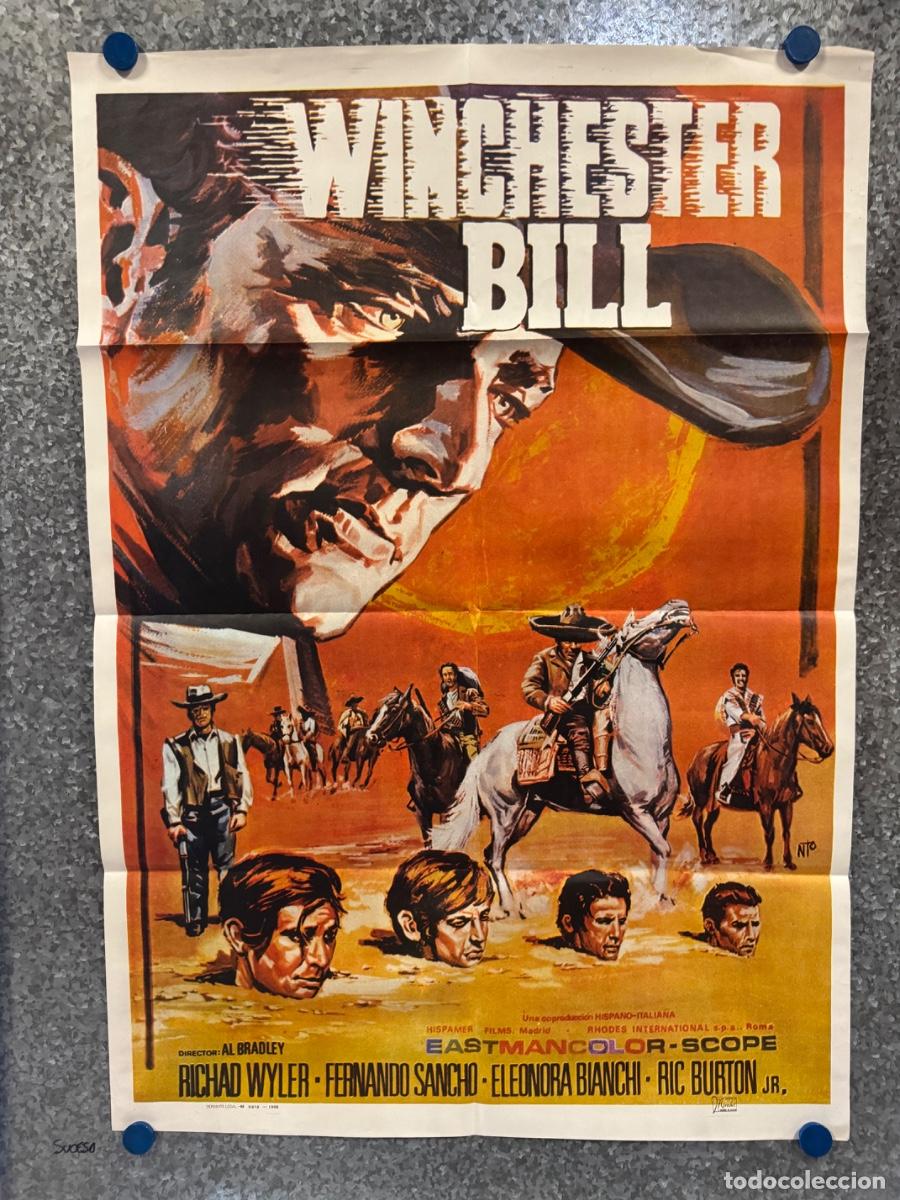 Kino: Winchester Bill, Richad Wyler, Fernando Sancho, A&ntilde;o 1968, POSTER ORIGINAL