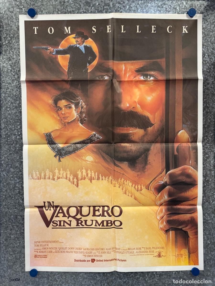 Kino: Un vaquero sin rumbo, Tom Selleck, POSTER ORIGINAL