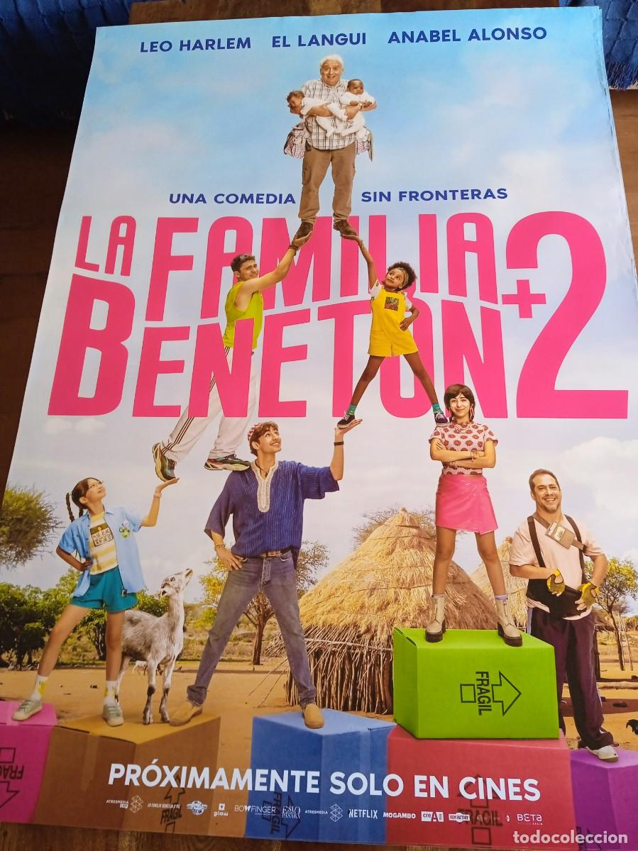 Cine: La familia Benet&oacute;n 2 - Leo Harlem, El Langui, Ali Dia,Gala Bichir - Poster original Beta 2026 Previo