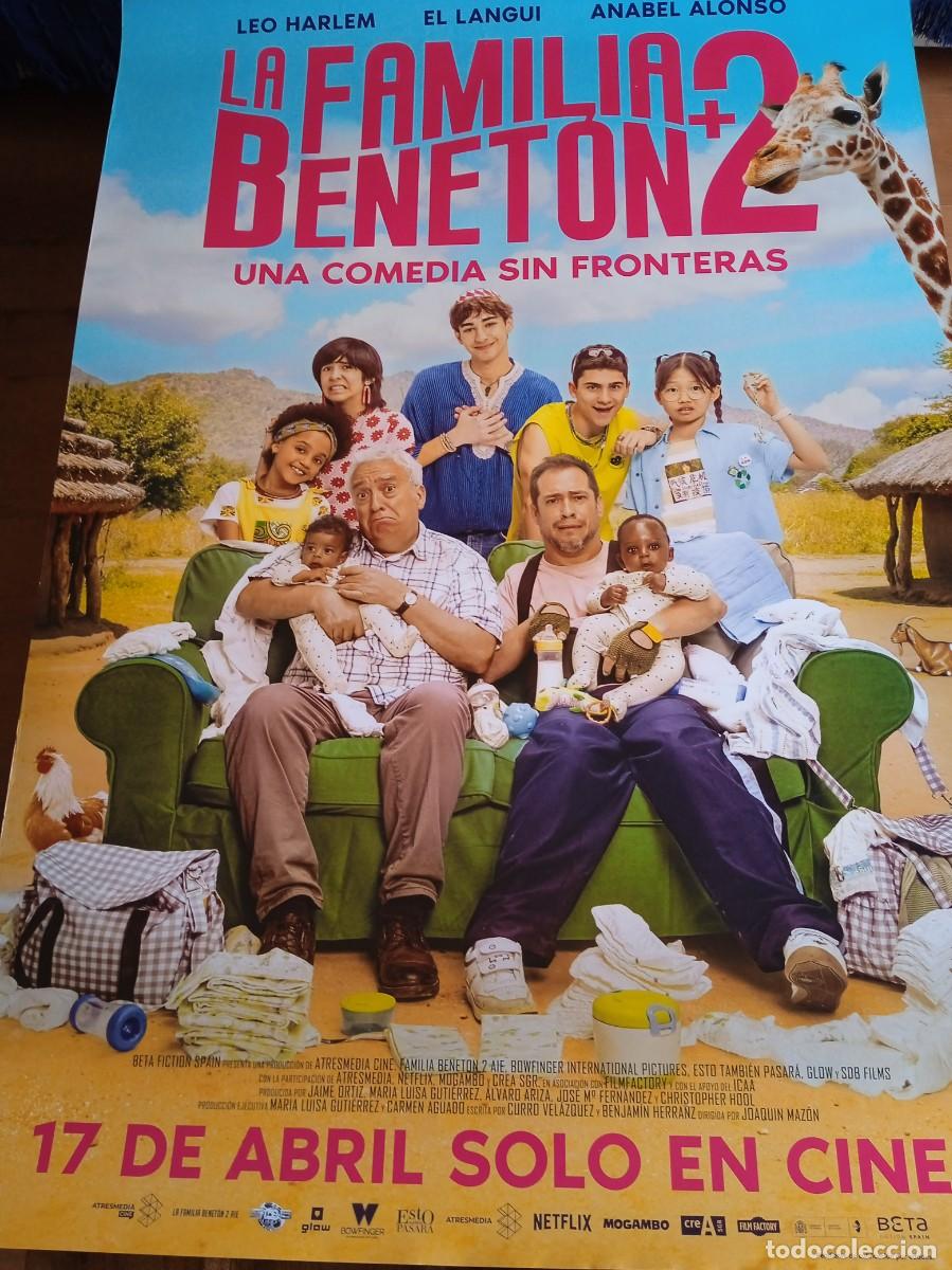 Cine: La familia Benet&oacute;n 2 - Leo Harlem, El Langui, Ali Dia, Gala Bichir - Poster original Beta 2026