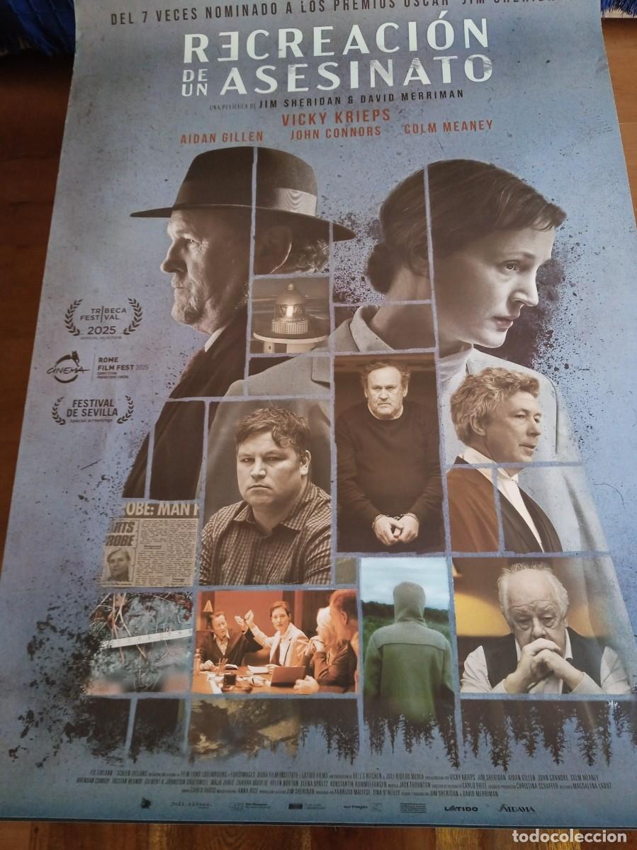 Cine: Recreaci&oacute;n de un asesinato - Colm Meaney, Vicky Krieps, Jim Sheridan - Poster original Syldavia 2026