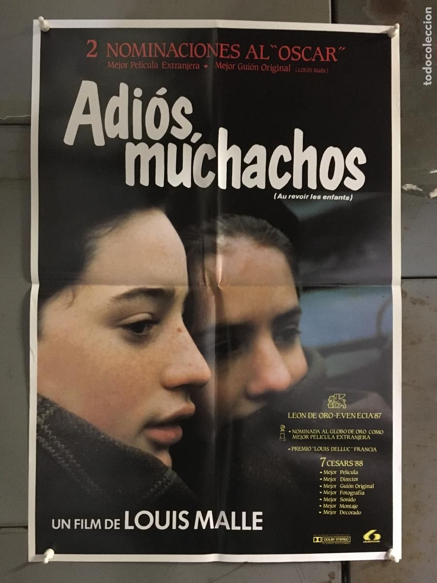 Cine: AFI90 ADIOS MUCHACHOS LOUIS MALLE POSTER ORIGINAL 50x70 ESTRENO h5