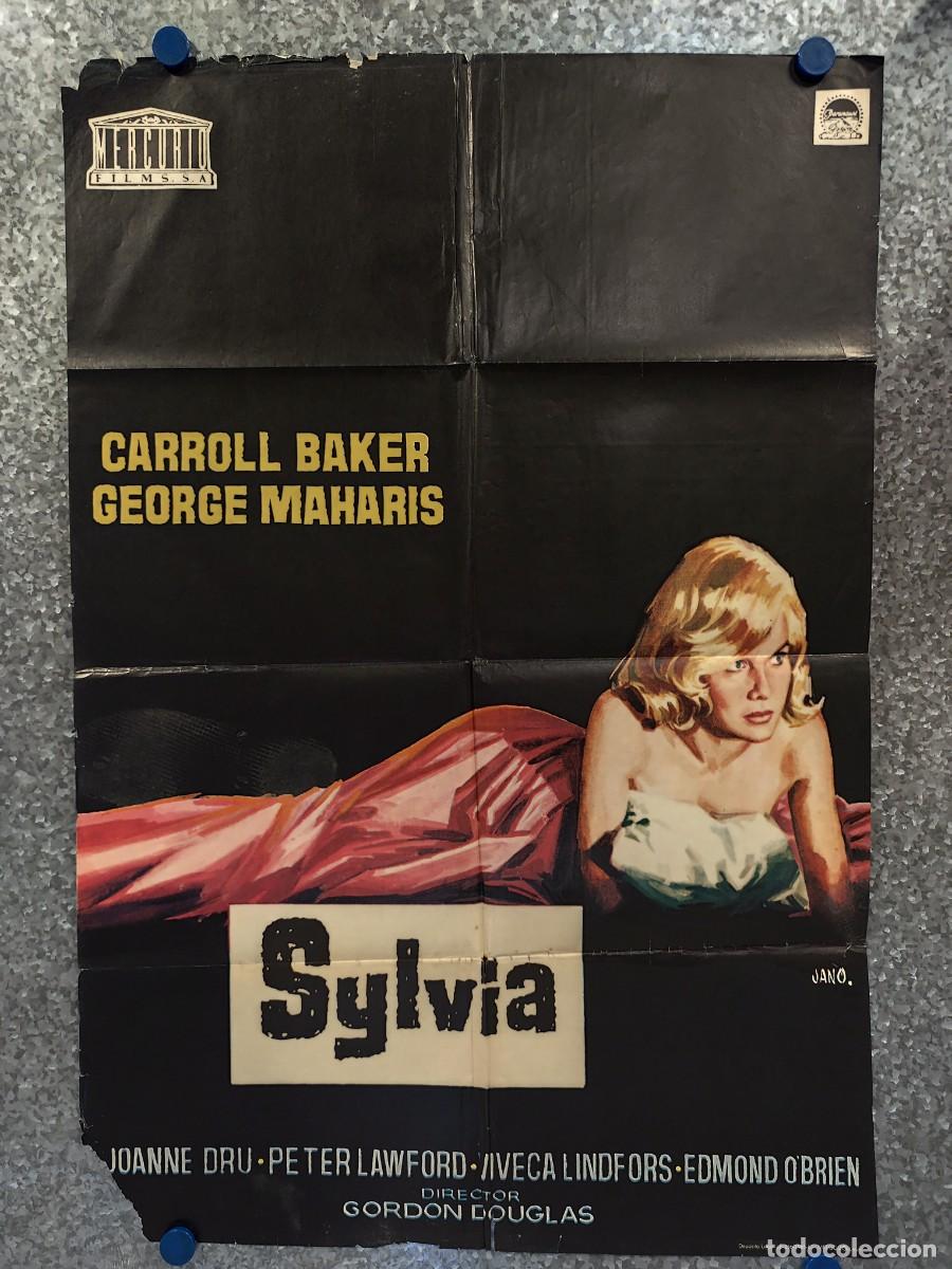 Cine: SYLVIA. CARROLL BAKER - A&Ntilde;O 1965. POSTER ORIGINAL