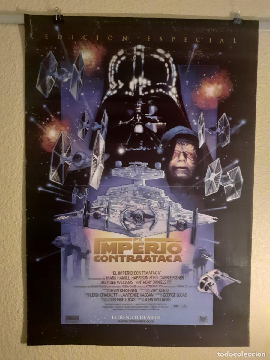 Cine: STAR WARS: EL IMPERIO CONTRAATACA - CARTEL DE CINE ORIGINAL REESTRENO EDICI&Oacute;N ESPECIAL (1997)
